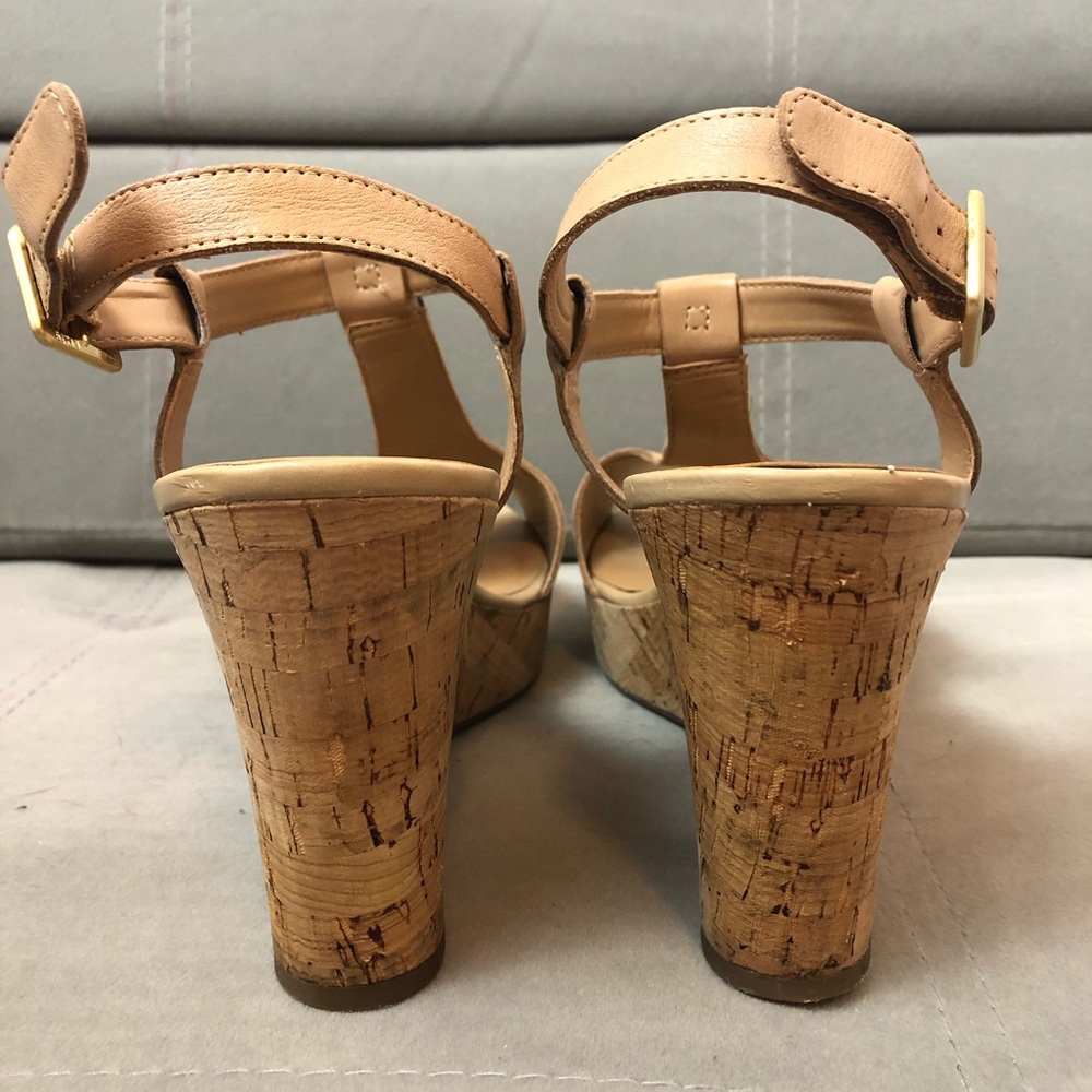 Franco Sarto Cork wedge sandals - Picture 5 of 8